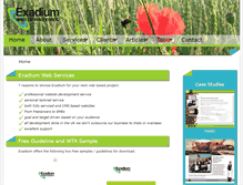 Tablet Screenshot of exadium.com